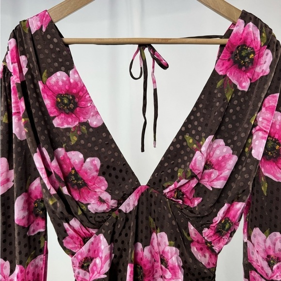 NWT Lovers + Friends Camden Mini Dress in Tessa Floral Multi Size Extra Small - Picture 5 of 10